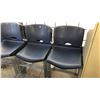 Image 2 : 48 BLUE PLASTIC STACKING CHAIRS