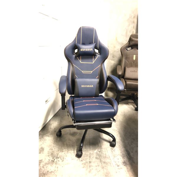 SUKIDA SEYABER BLUE/BLACK GAMING CHAIR *IN BOX*