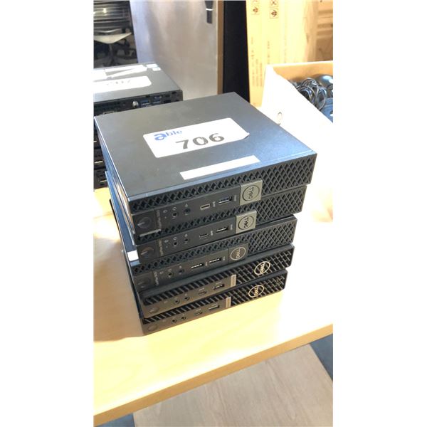 5 DELL MICRO COMPUTERS