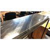 Image 2 : GREY GRANITE 60" X 14" X 36" H CONSOLE TABLE