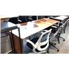 Image 3 : WALNUT 8' X 3' CONFERENCE TABLE (SOME COSMETIC DAMAGE)