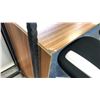 Image 4 : WALNUT 8' X 3' CONFERENCE TABLE (SOME COSMETIC DAMAGE)