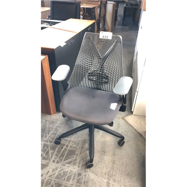 HERMAN MILLER SAYL GREY TASK CHAIR