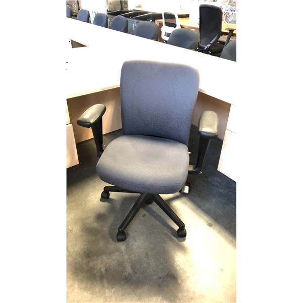 HAWORTH GREY ADJUSTABLE TASK CHAIR