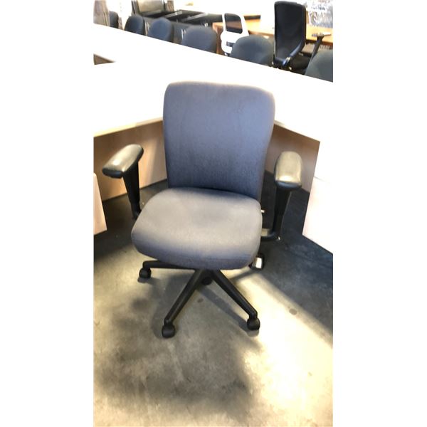 HAWORTH GREY ADJUSTABLE TASK CHAIR