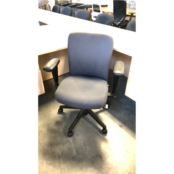 HAWORTH GREY ADJUSTABLE TASK CHAIR