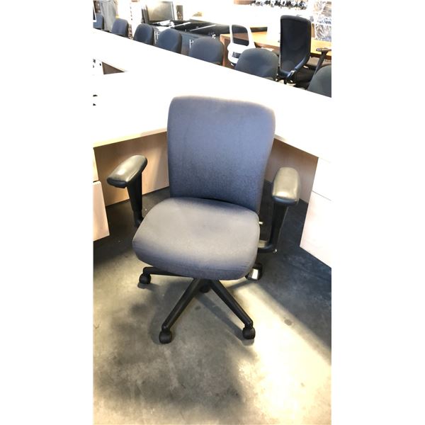 HAWORTH GREY ADJUSTABLE TASK CHAIR