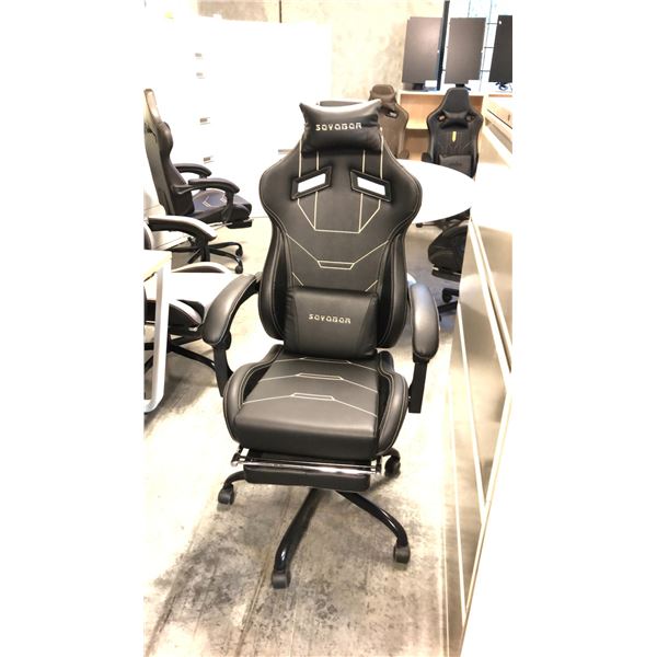 SUKIDA SEYABER BLACK 8H GAMING CHAIR *IN BOX*