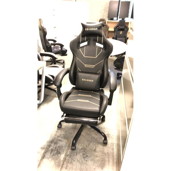 SUKIDA SEYABER BLACK 8H GAMING CHAIR *IN BOX*