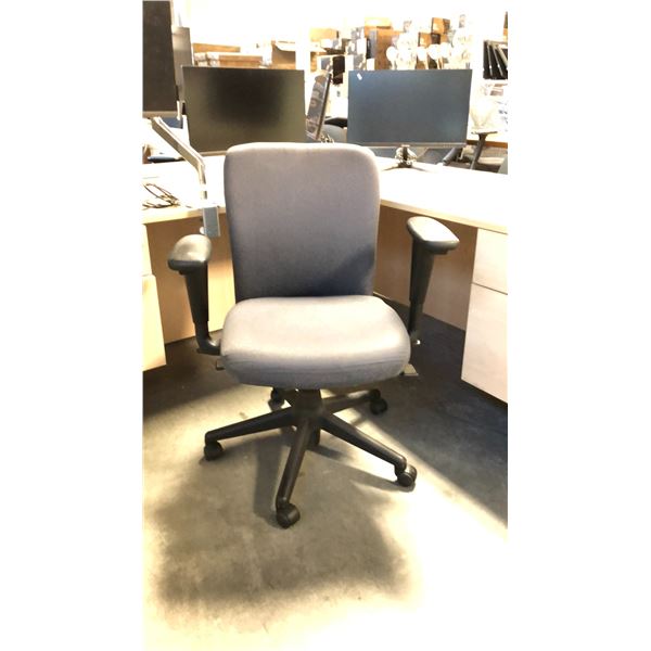 HAWORTH GREY ADJUSTABLE TASK CHAIR