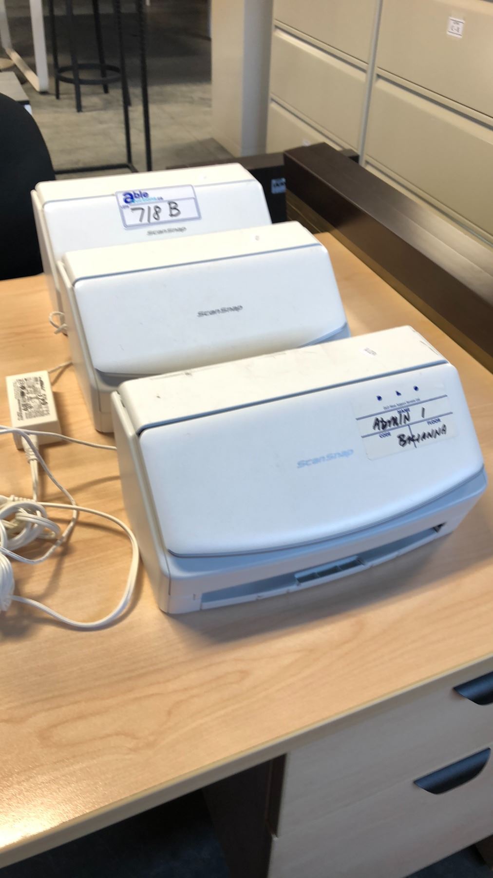 3 WHITE SNAPSCAN SCANNERS - Able Auctions