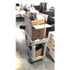 Image 1 : RUBBERMAID CART WITH CONTENTS INCLUDING MISC CABLES AND MORE