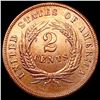 Image 2 : 1864 Two Cent Piece CHOICE AU