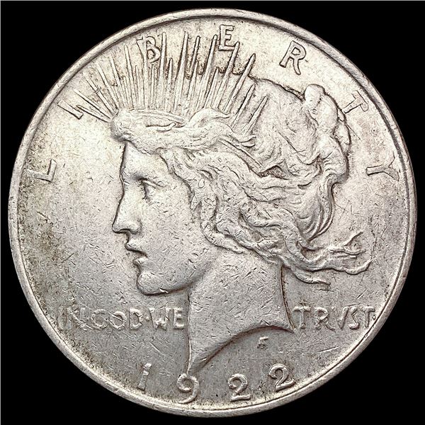 1922 Silver Peace Dollar CLOSELY UNCIRCULATED