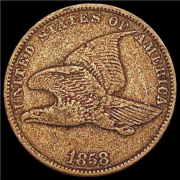 1858 Flying Eagle Cent CLOSELY UNCIRCULATED