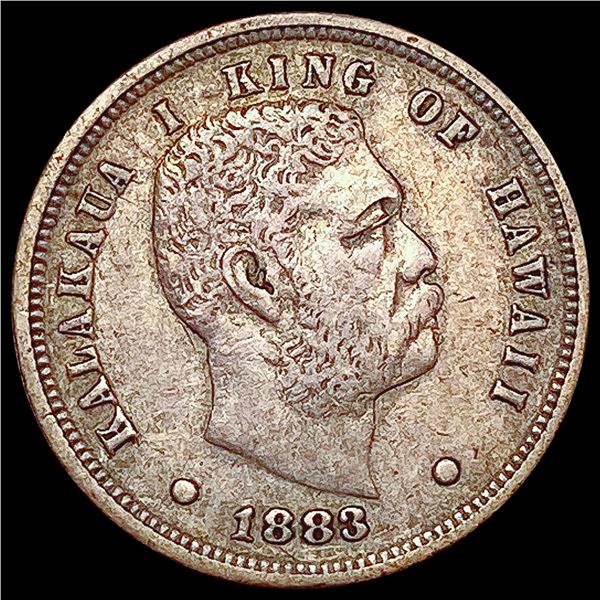 1883 Kingdom of Hawaii Dime LIGHTLY CIRCULATED