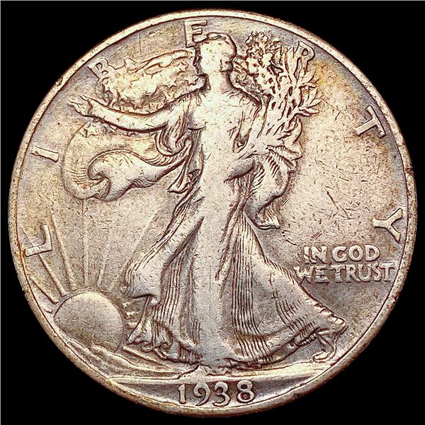 1938-D Walking Liberty Half Dollar LIGHTLY CIRCULATED