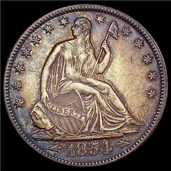 1854 Arrows Seated Liberty Half Dollar UNCIRCULATED