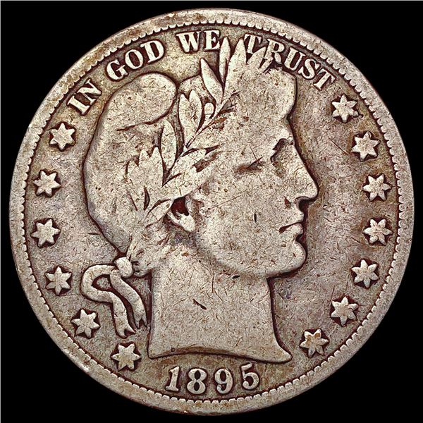 1895-S Barber Half Dollar NICELY CIRCULATED