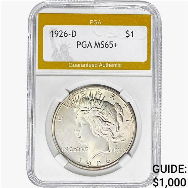 1926-D Silver Peace Dollar PGA MS65+