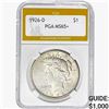 Image 1 : 1926-D Silver Peace Dollar PGA MS65+