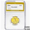 Image 1 : 1994 1/4 oz Gold $10 AGE PGA MS69