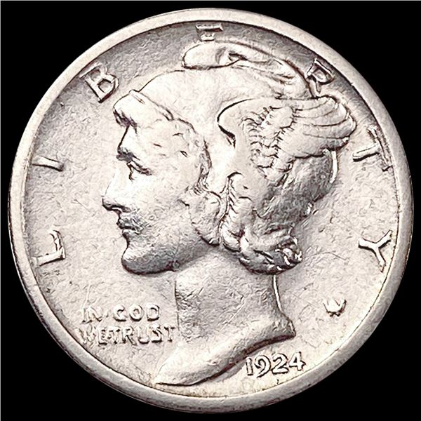 1924-S Mercury Dime CLOSELY UNCIRCULATED
