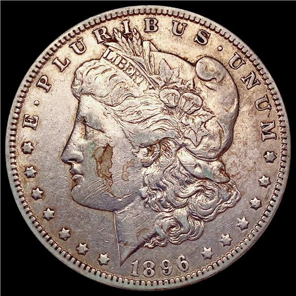 1896-O Morgan Silver Dollar NEARLY UNCIRCULATED