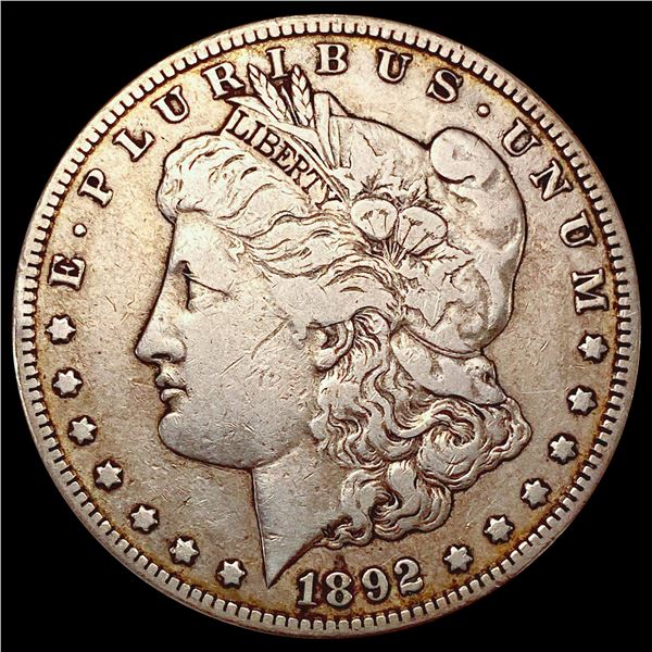 1892-S Morgan Silver Dollar LIGHTLY CIRCULATED