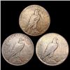 Image 2 : [3]1922-1926 Silver Peace Dollar NEARLY UNCIRCULATED