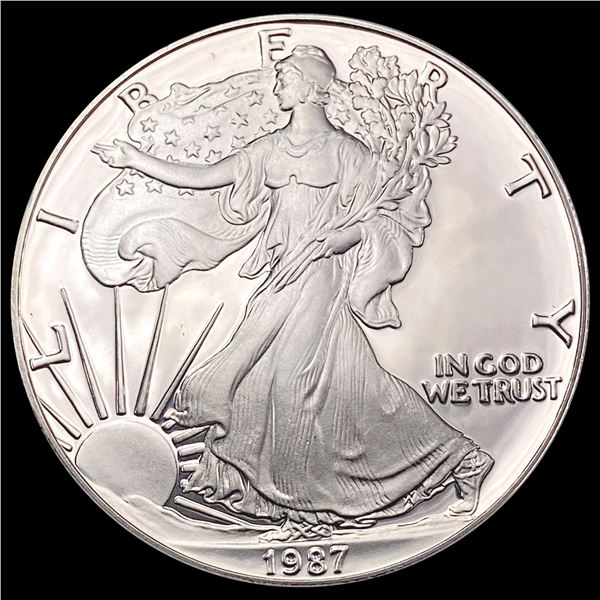 1987-S American Silver Eagle GEM PROOF