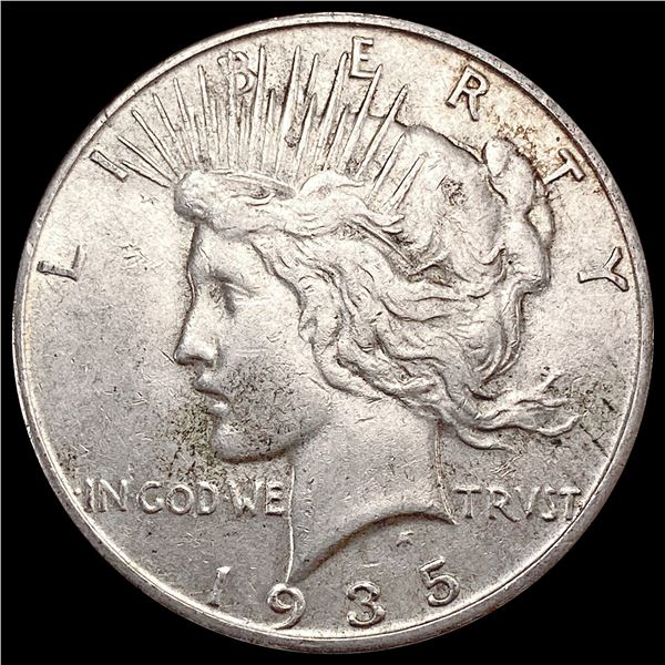 1935-S Silver Peace Dollar CLOSELY UNCIRCULATED