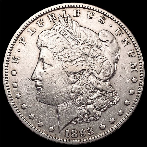 1893 Morgan Silver Dollar CLOSELY UNCIRCULATED