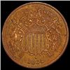 Image 1 : 1864 Lg. Motto Two Cent Piece CHOICE AU