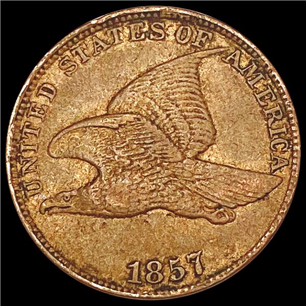1857 Flying Eagle Cent CLOSELY UNCIRCULATED