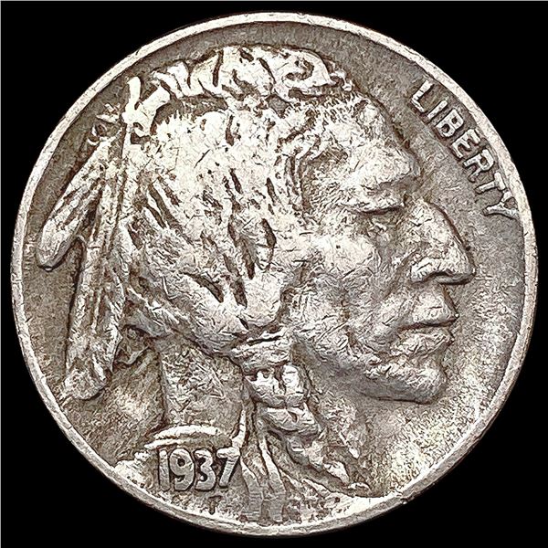 1937-D 3 Legs Buffalo Nickel CLOSELY UNCIRCULATED