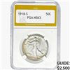 Image 1 : 1918-S Walking Liberty Half Dollar PGA MS63