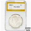 Image 1 : 1880-S Morgan Silver Dollar PGA MS65