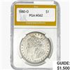 Image 1 : 1880-O Morgan Silver Dollar PGA MS62