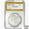 Image 1 : 1878 7/8TF Morgan Silver Dollar PGA MS63+
