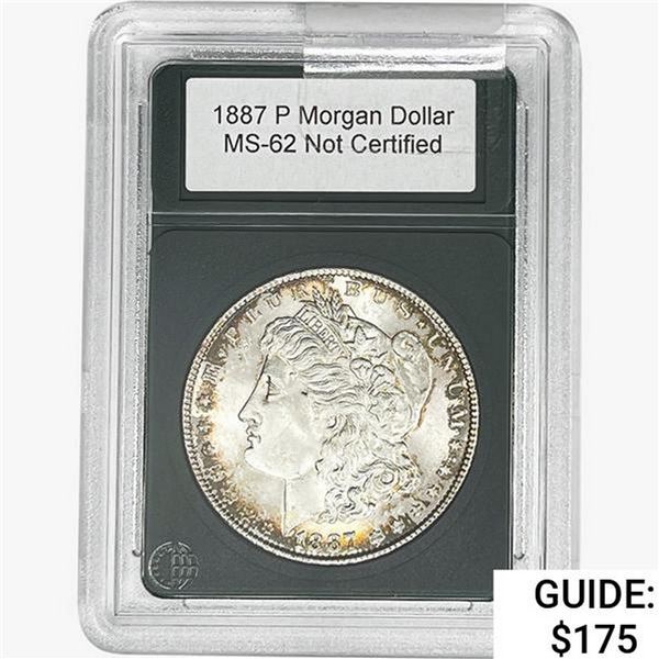 1887-P Morgan Silver Dollar  MS62