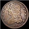 Image 1 : 1835 Capped Bust Quarter NICELY CIRCULATED