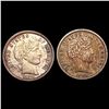 Image 1 : 1908-1914 Barber Dime Lot [2 Coins] CLOSELY UNCIRCULATED