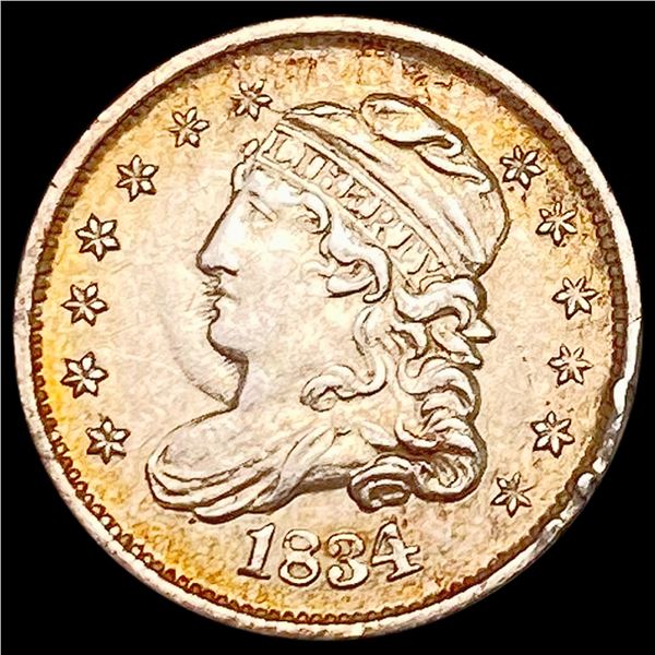 1834 Capped Bust Nickel CLOSELY UNCIRCULATED