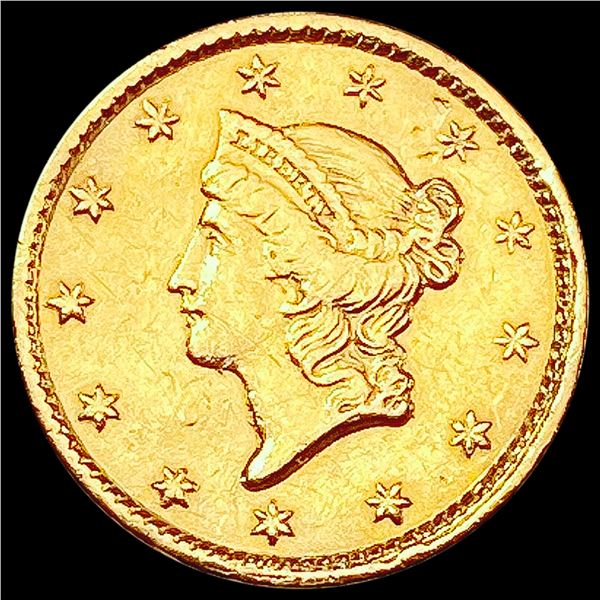 1851 Type 1 Dollar CLOSELY UNCIRCULATED
