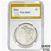 Image 1 : 1904 Morgan Silver Dollar PGA MS64