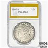 1897-S Morgan Silver Dollar PGA MS63