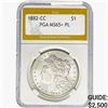 Image 1 : 1882-CC Morgan Silver Dollar PGA MS65+ PL