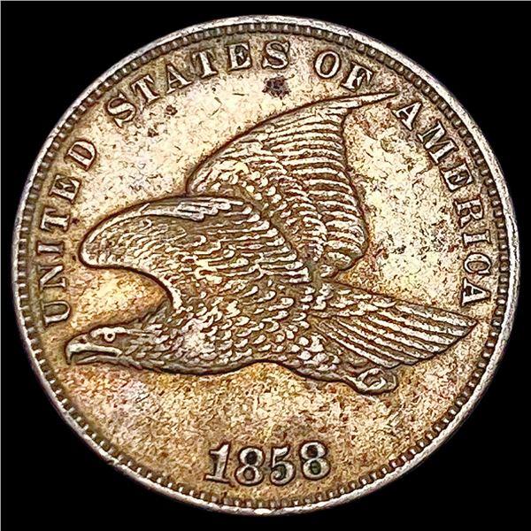 1858 Flying Eagle Cent CLOSELY UNCIRCULATED