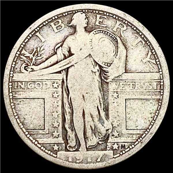 1917 Standing Liberty Quarter NICELY CIRCULATED